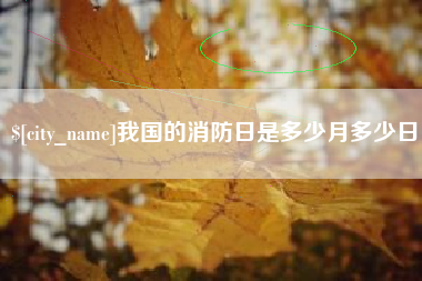 神木我国的消防日是多少月多少日