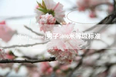 神木男子5000米等级标准
