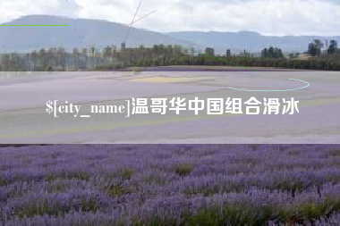 神木温哥华中国组合滑冰