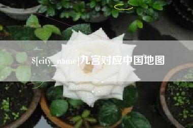 神木九宫对应中国地图