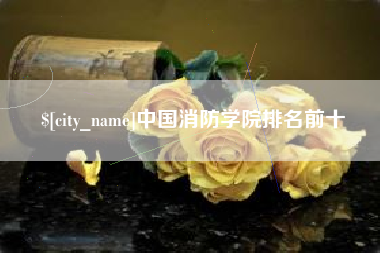 神木中国消防学院排名前十
