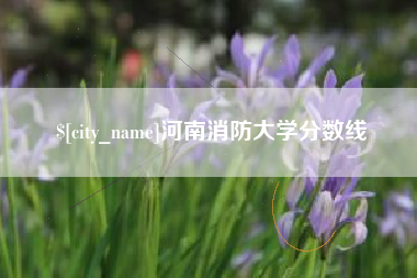 神木河南消防大学分数线