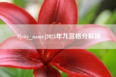神木2021年九宫格分解图