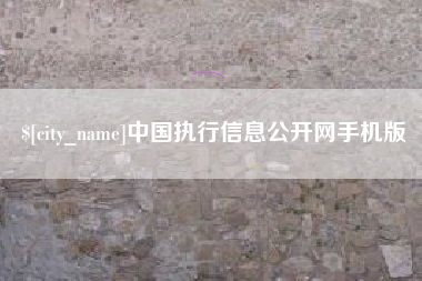 神木中国执行信息公开网手机版