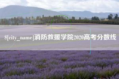 神木消防救援学院2020高考分数线