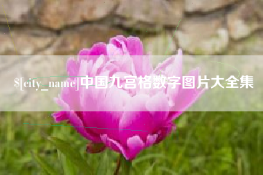 神木中国九宫格数字图片大全集