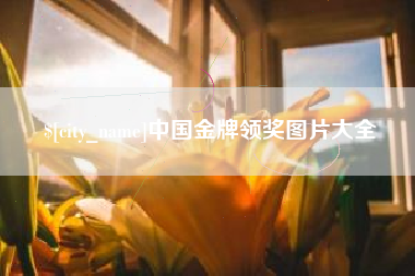 神木中国金牌领奖图片大全