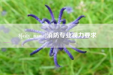 神木消防专业视力要求