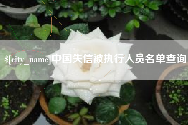 神木中国失信被执行人员名单查询