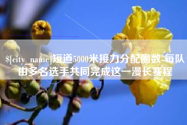 神木短道5000米接力分配圈数-每队由多名选手共同完成这一漫长赛程