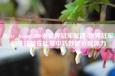 神木5000米世界冠军配速-世界冠军们往往能在比赛中巧妙地分配体力