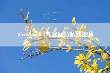 神木九宫图分割线图片