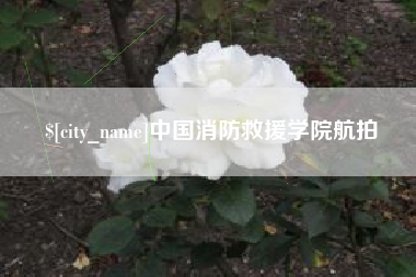 神木中国消防救援学院航拍