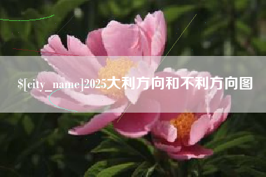 神木2025大利方向和不利方向图