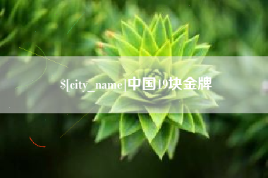 神木中国19块金牌