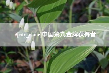 神木中国第九金牌获得者