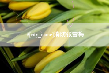 神木消防张雪梅