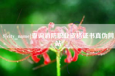 神木查询消防职业资格证书真伪网站
