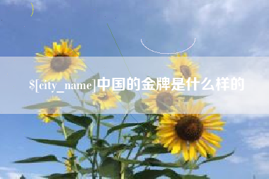 神木中国的金牌是什么样的