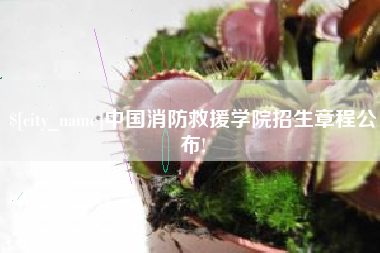 神木中国消防救援学院招生章程公布!